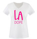 Comedy-Shirts - LA DOPE V-Neck T-Shirt von Jella Haase