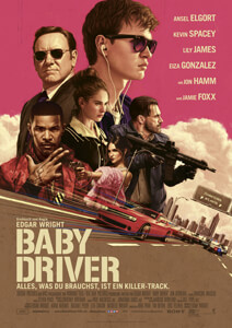 Outfits aus dem Film Baby Driver - Filmplakat
