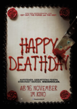 Outfits aus dem Film Happy Deathday - Filmplakat